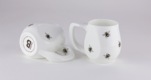 Ceramic Yellow Bees mugs
