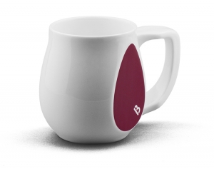 Ceramic purple coffee mugs perfect as a novelty mug gift